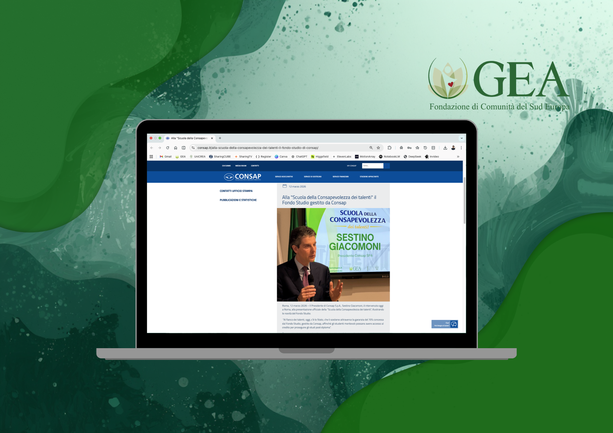 CONSAP - Scuola di consapevolezza dei talenti